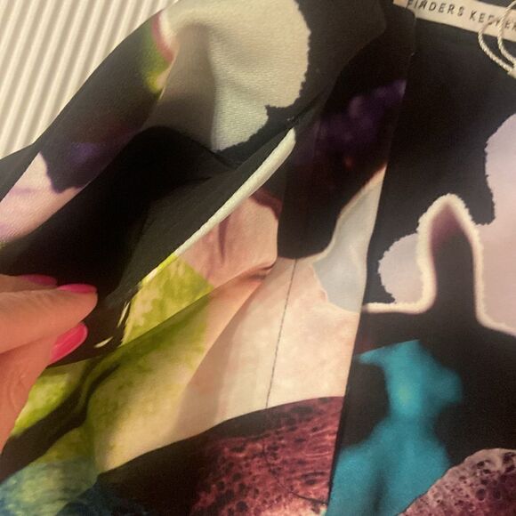 Finders keepers high waisted Abstract Print XS - Picture 2 of 6